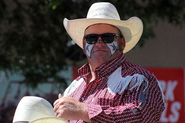 Justin Rumford has competed in Henry C. Hitch Pioneer Arena many times over his rodeo career, but now he returns to the storied complex as the entertainer and funnyman for the Guymon Pioneer Days Rodeo. 